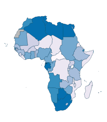 GDP per capita, PPP (current international $) - Africa