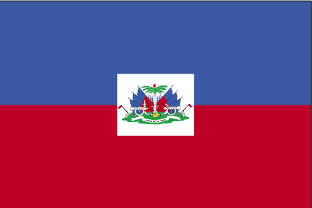 linned glemsom tømmerflåde Haiti Flag description - Government