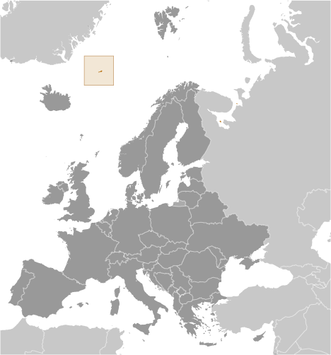 Map showing location of Jan Mayen