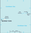 Map of Cayman Islands