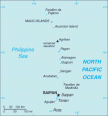Map of Northern Mariana Islands