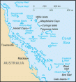 Map of Coral Sea Islands