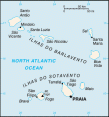 Map of Cape Verde