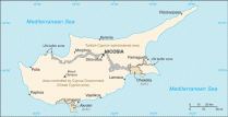 Map of Cyprus