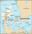 Map of Denmark