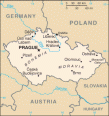 Map of Czech Republic
