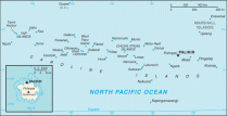 Map of Micronesia, Federated States of