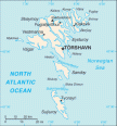 Map of Faroe Islands