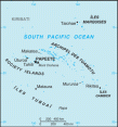 Map of French Polynesia