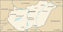Map of Hungary