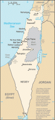Map of Israel