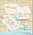 Map of Cote d'Ivoire