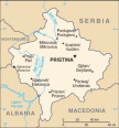 Map of Kosovo