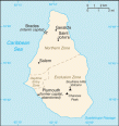 Map of Montserrat