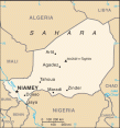 Map of Niger