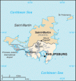 Map of Sint Maarten