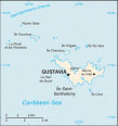 Map of Saint Barthelemy