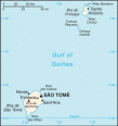 Map of Sao Tome and Principe