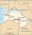 Map of Turkmenistan