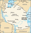 Map of Tanzania