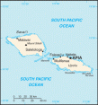 Map of Samoa